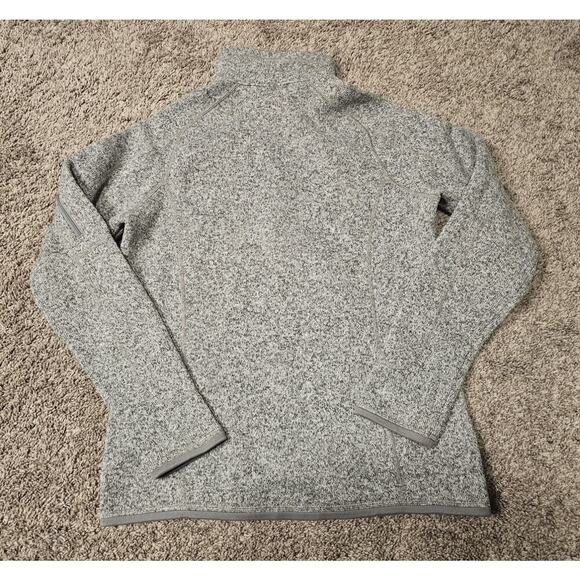 Patagonia Better Sweater Womens M Gray Fleece Pullover 1/4 Zip Ozone Pilots - Picture 8 of 8